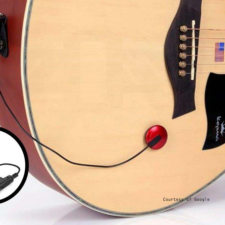 Mic Pickup Piezo Transducer Microphone Violin Biola Gitar