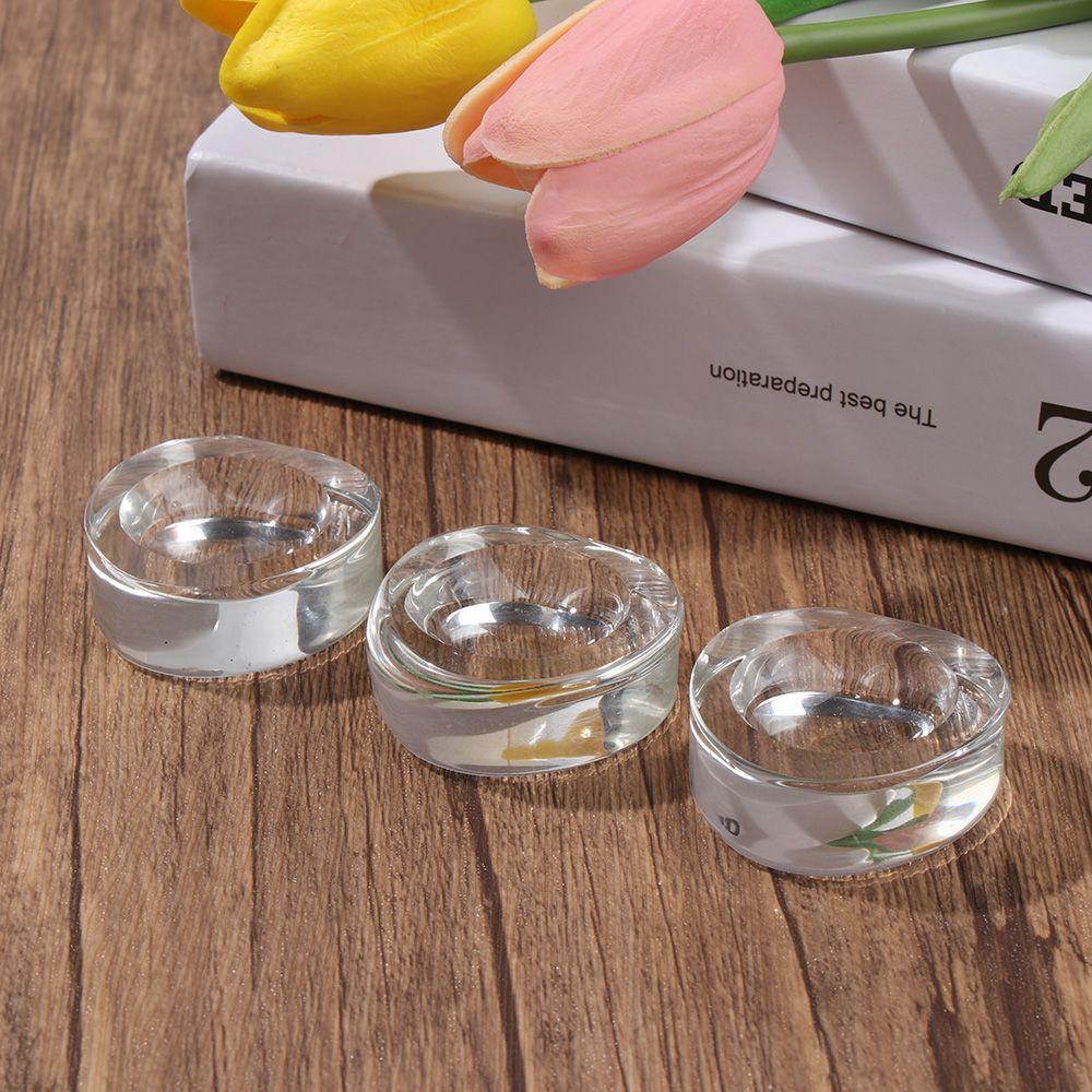 Populer Crystal Ball Base Pedestal Holder Gelas Berbentuk Hati Glass Sphere Holder