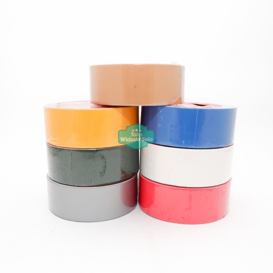 

1 BUAH Isolasi Lakban Kain Beng Yu 36mm Besar Warna Warni 9 Meter Color Isolasi Cloth Tape