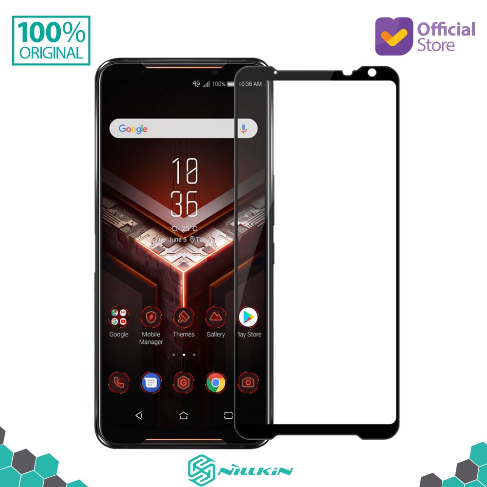 Tempered Glass Asus ROG Phone II Nillkin Anti Explosion CP+ Pro - Black