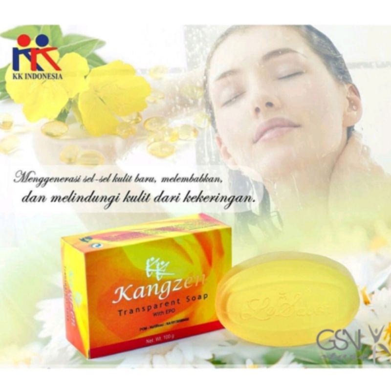 Sabun cuci muka jerawat kangzen EPO kuning&kanogzen tea tree OIL hijau