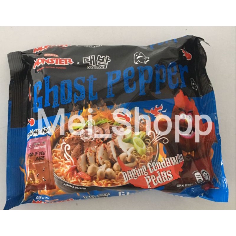 HALAL MAMEE MONSTER DAEBAK GHOST PEPPER DAGING CENDAWAN PEDAS MALAYSIA IMPORT
