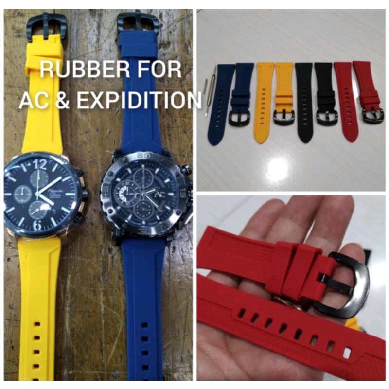 STRAP RUBBER JAM ALEXANDRE 9205 6410 6545 / TALI JAM KARET ALEXANDRE CHRISTIE / TALI KARET AC