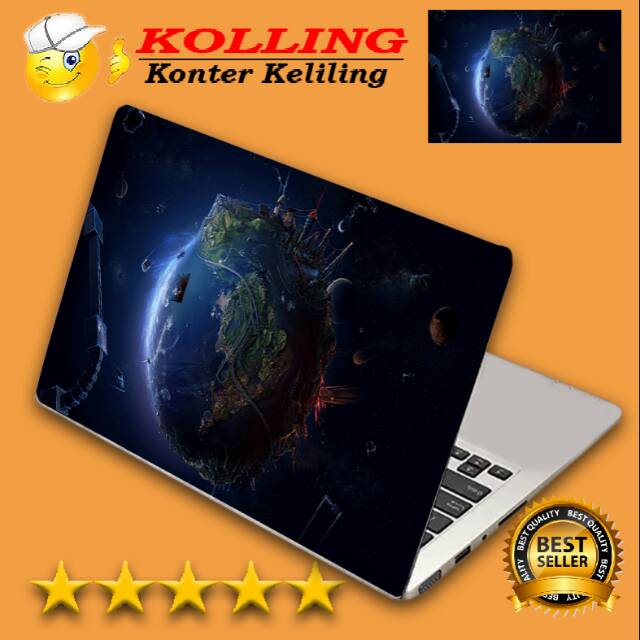 Garskin Laptop bumi planet Skin Laptop Stiker Laptop