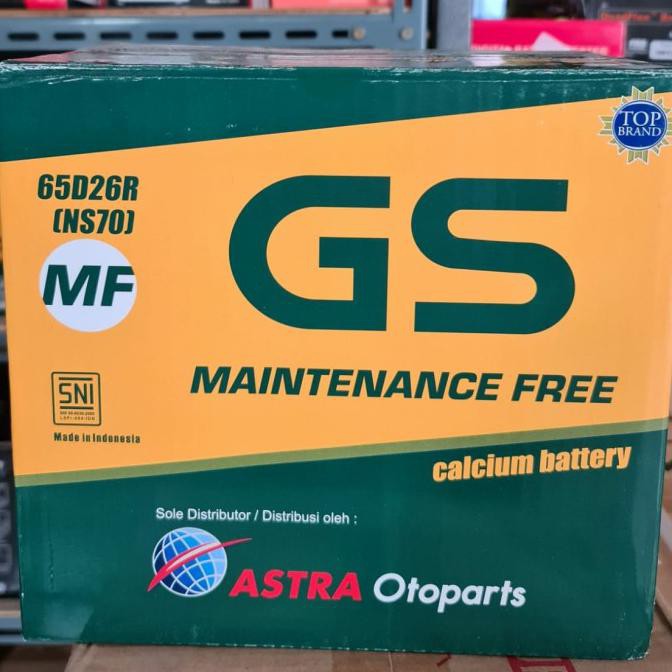 Aki Mobil Mitsubishi Galant GS Astra NS70 MF Aki kering