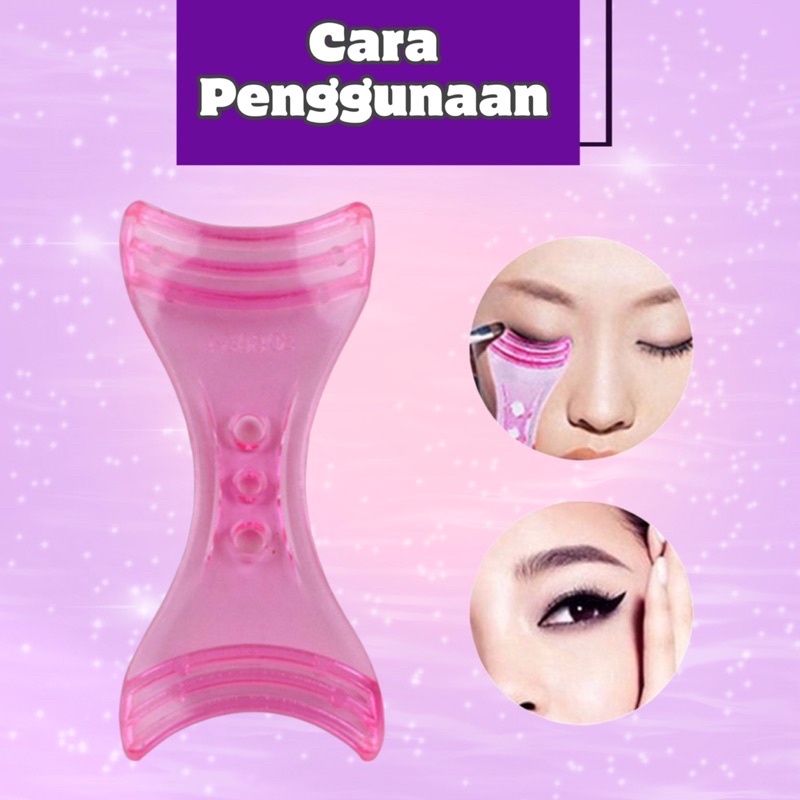 Cetakan Eyeliner/Cetakan Alis/Peralatan Make Up/Alat Bantu Eyeliner Shaper/Alat Make Up