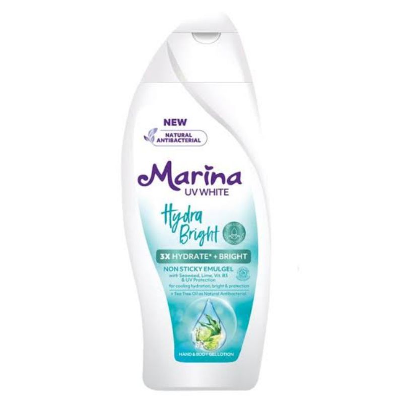 Marina UV White Hydra Bright 185 ml / Lotion Tubuh / Lotion Marina