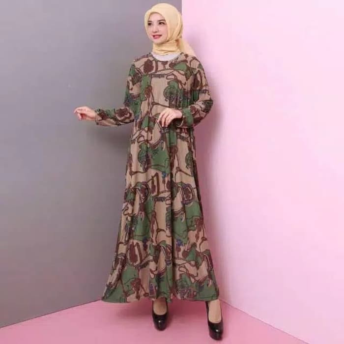 Baju Gamis Wanita Gamis Jumbo 4L Kaos Import 2317    new