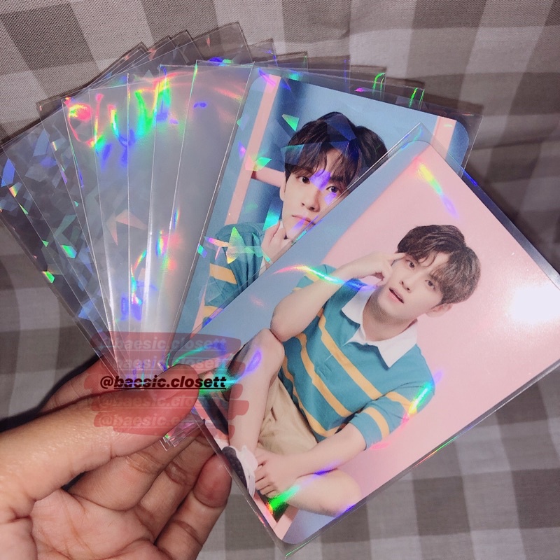 INNER SLEEVE HOLOGRAM sultan kpop premium card sleeves pelindung photocard pc album