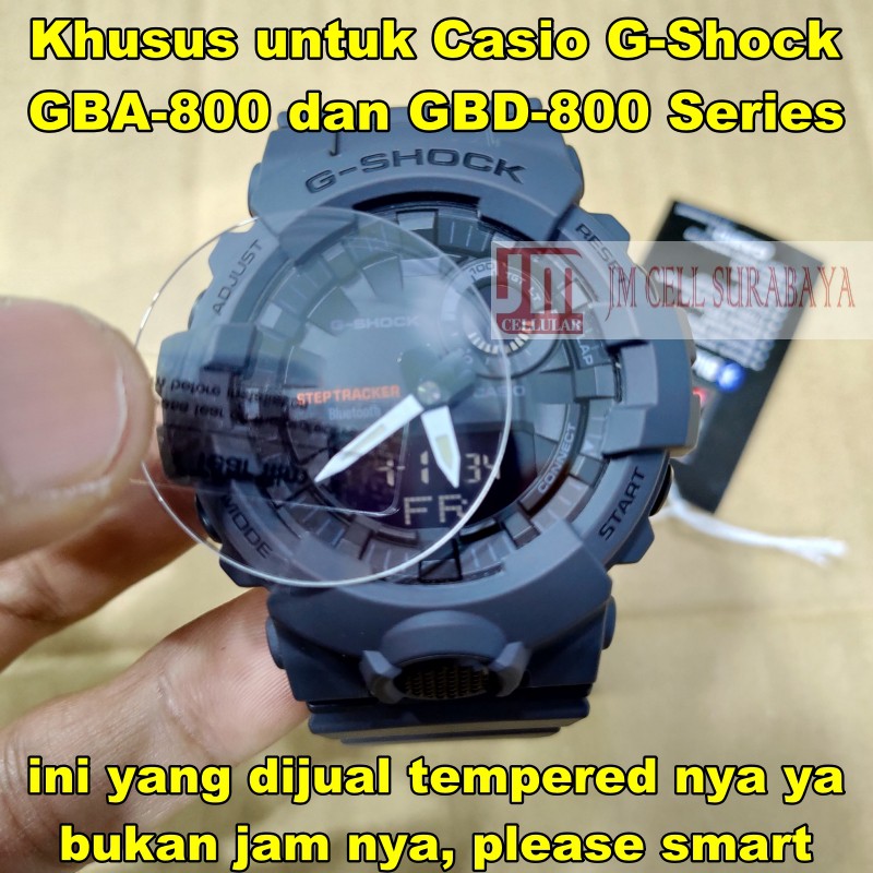 Anti Gores Tempered Glass Untuk Casio G-Shock GBA-800 / GBD-800 Series