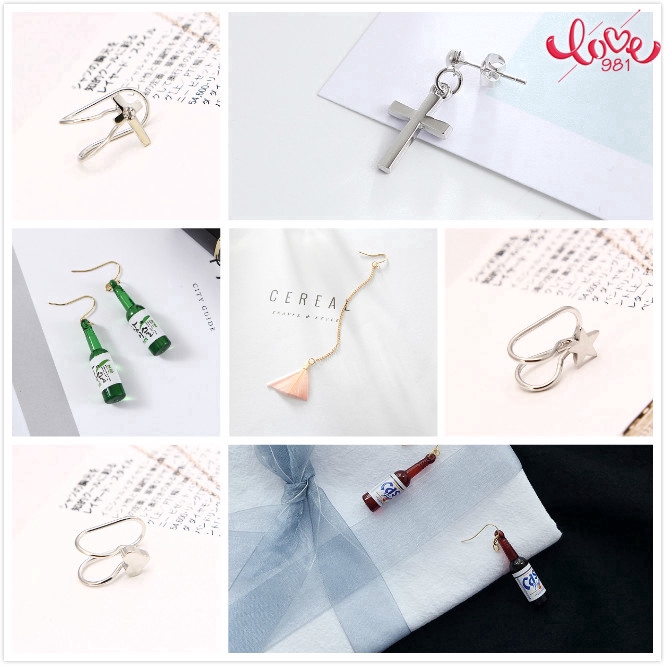 Anting anting, Perhiasan kecil, Anting geometris, Anting manik bulat, Gadis kecil segar hadiah perhiasan telinga, Klip telinga   Korean fashion jewelry，Simple and versatile pearl earrings, ear clips