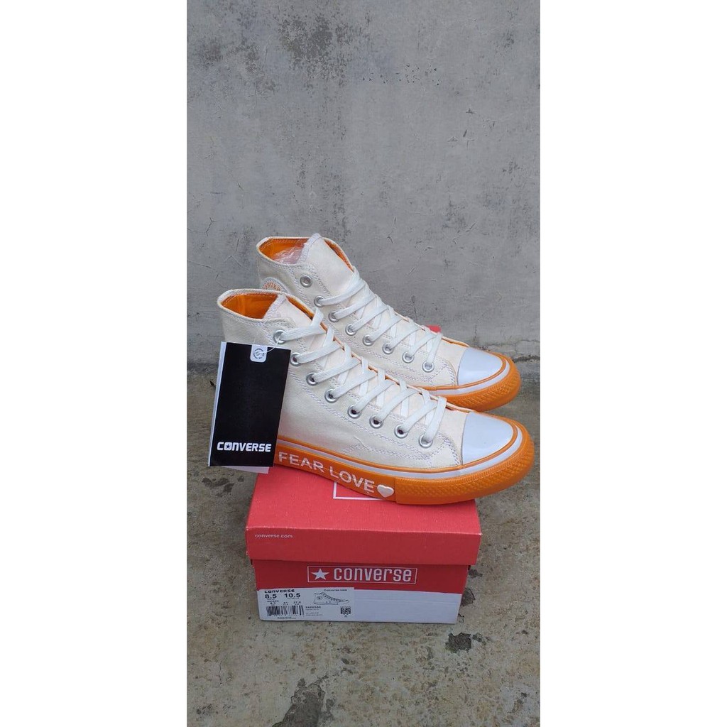 converse love fear love orange