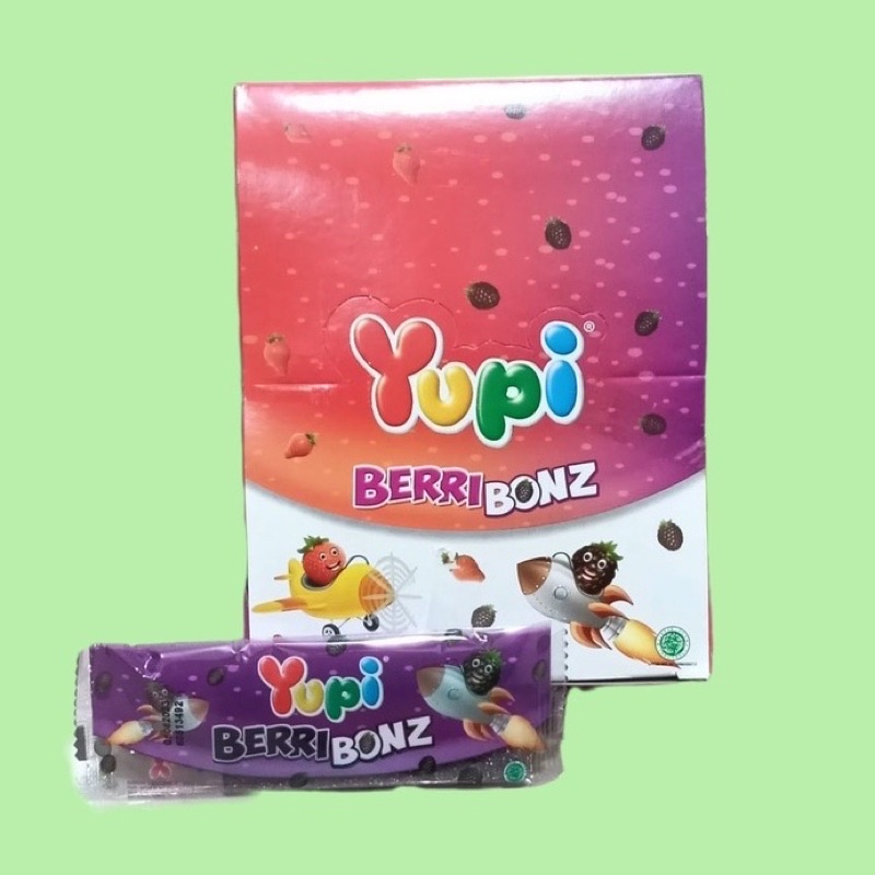 

YUPI BERRI BONZ ISI 24pcs / PERMEN YUPI JELLY BERRY BERI BONZ