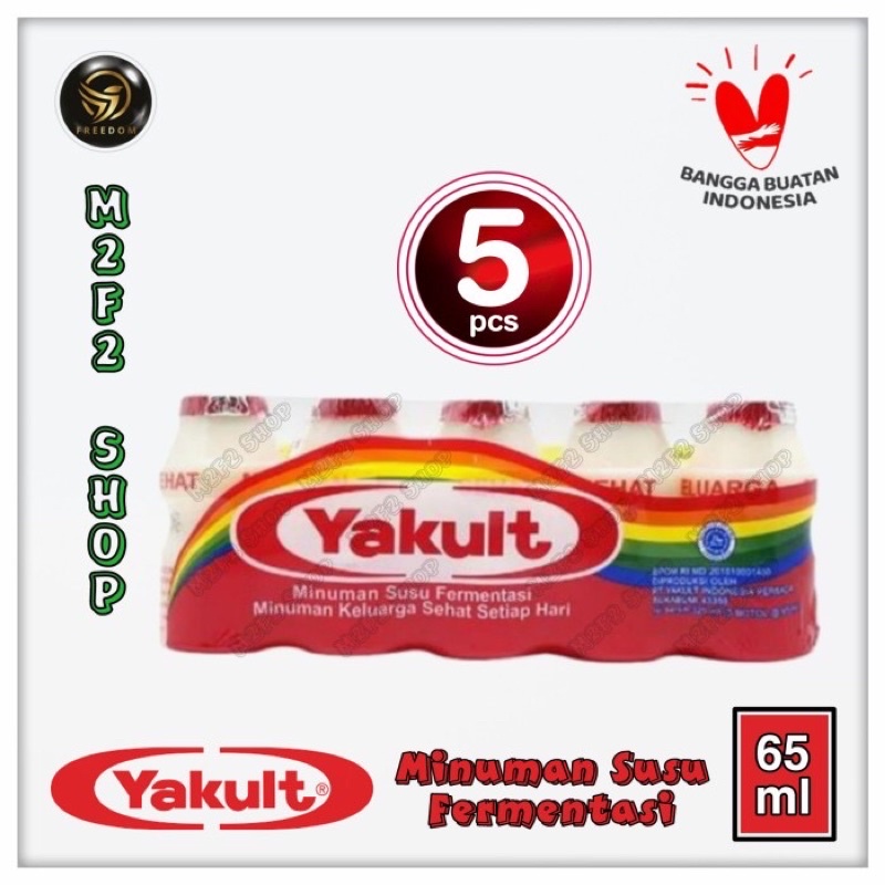 

Yakult Minuman Susu Fermentasi Probiotik - 65 ml (Kemasan Pack)