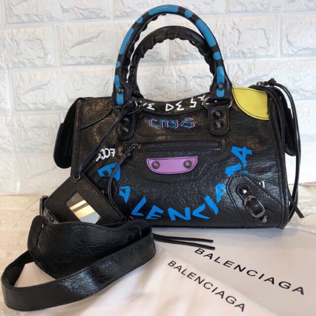 Balenciaga graffiti mirror quality bag