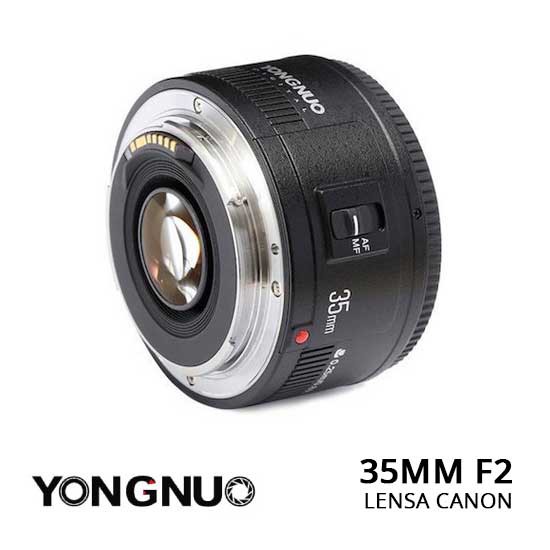 Lensa Fix Canon Yongnuo 35mm f/2 Lens for Canon