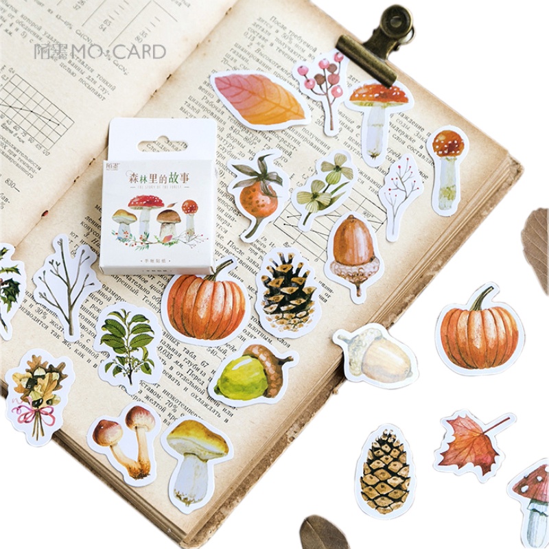 

[PER BOX] Stiker Aesthetic Tumblr Deco Scrapbook Bujo Diary DIY Forest Story