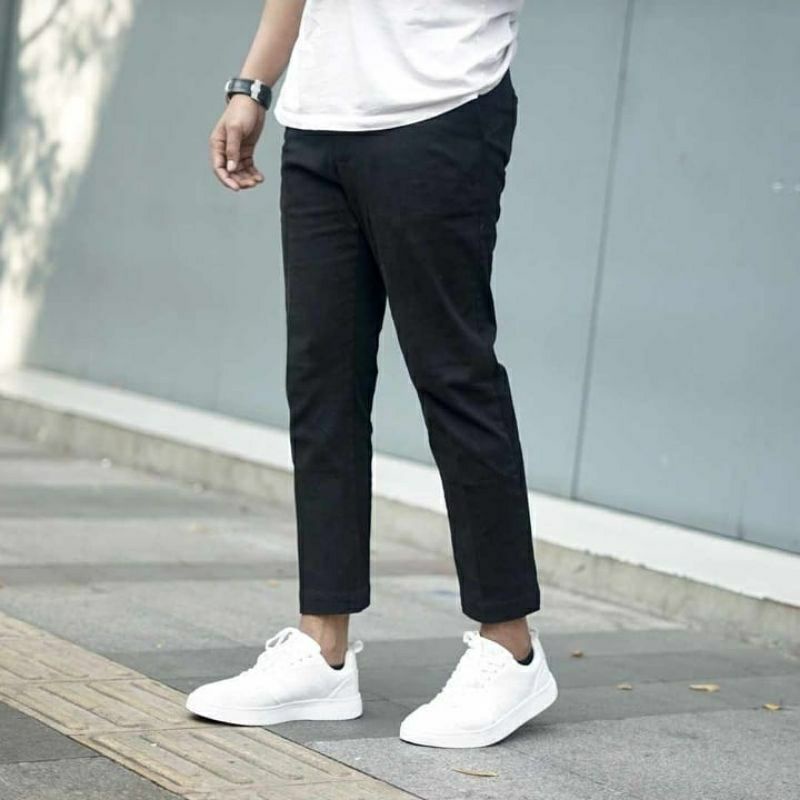 Celana Ankle Pants chinos Pria)/celana kantor/celana formal (CHINOS)