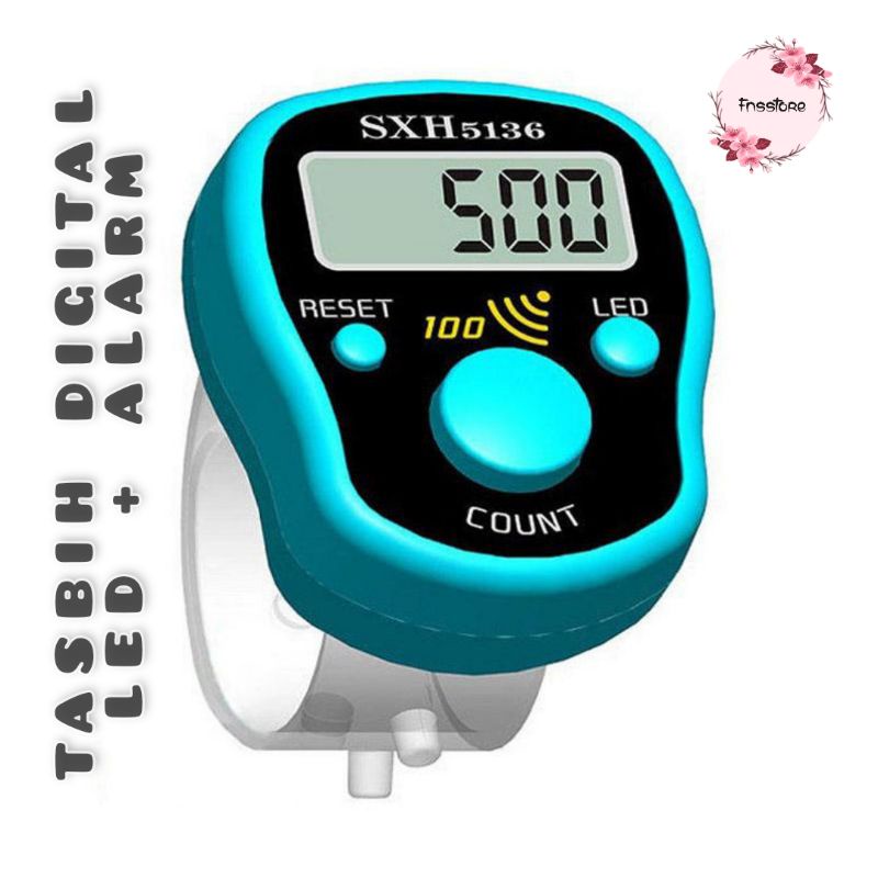 TASBIH DIGITAL LED + ALARM SXH5136