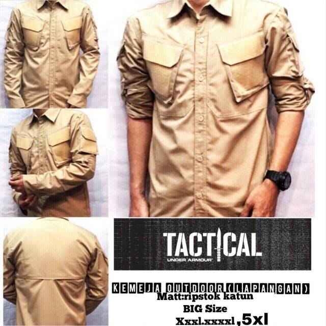 KEMEJA TACTICAL SUPER JUMBO