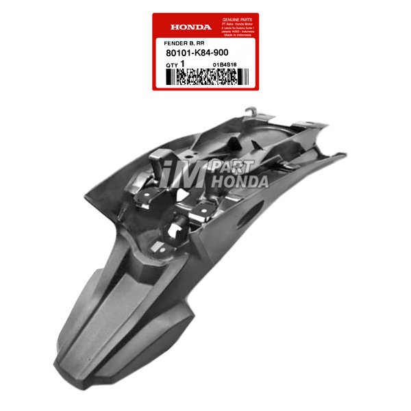 80101-K84-900 Slebor Spakbor Belakang Bagian B Atas Ban Belakang CRF 150 L