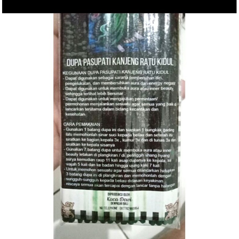 Dupa kasupati kanjeng ratu kidul ( Membersihkan Energi Negatif)