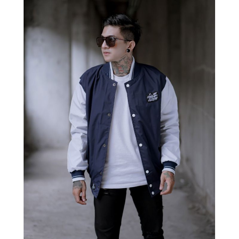 INDIGO JAKET BASEBALL VARSITY