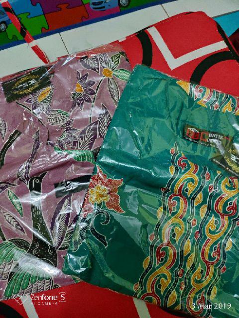 Atasan Batik Tunik Kenanga Ulir  ( Ukuran S M L Xl Xxl Xxxl 5l )