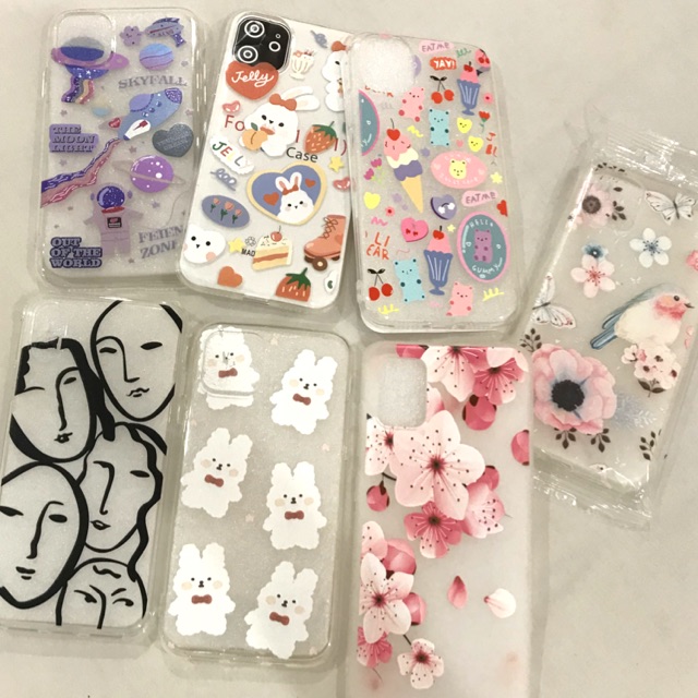 case iphone X / XS / iphone 11 / iphone 11 pro softcase caracter cute face bunny planet