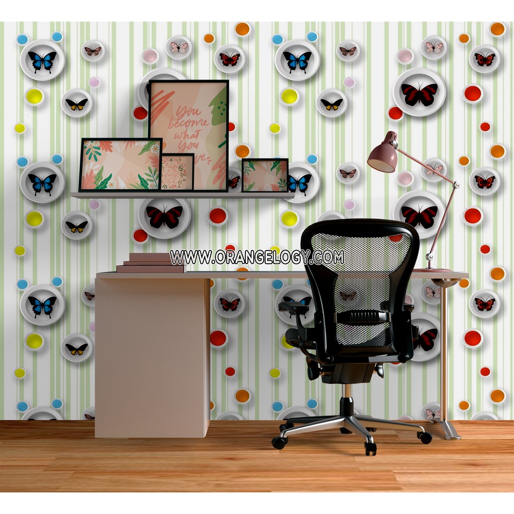 Wallpaper Dinding Wallstiker kamar tidur - Wallpaper Hiasan dinding 45cm X 9m