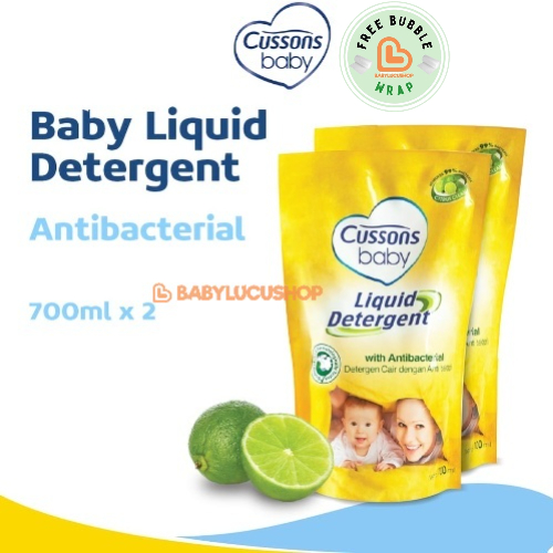 CUSSONS Baby Liquid Detergent AntiBacterial l Detergent Bayi 700ml BELI 1 GRATIS 1