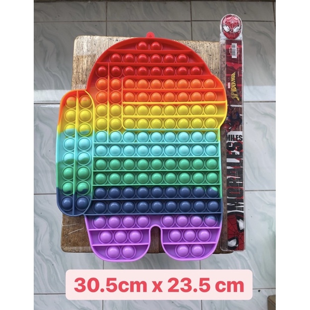 pop it rainbow jumbo-among 30.5 x 23.5 cm