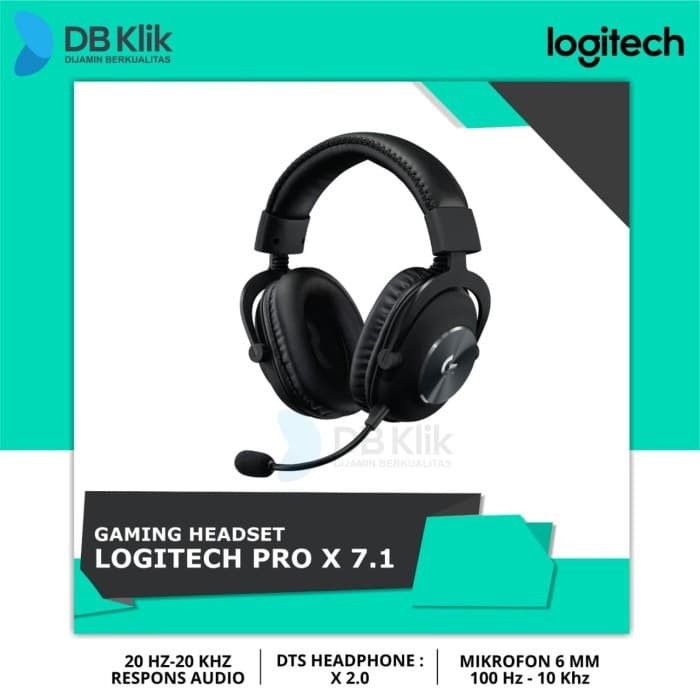 Headset Logitech PRO X 7.1 Gaming (981-000820) ( Logitech ProX 7.1 )