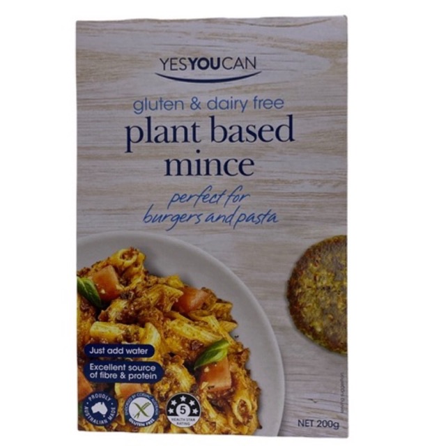 Yes You Can Gluten Free Plant Base Mince 200gr