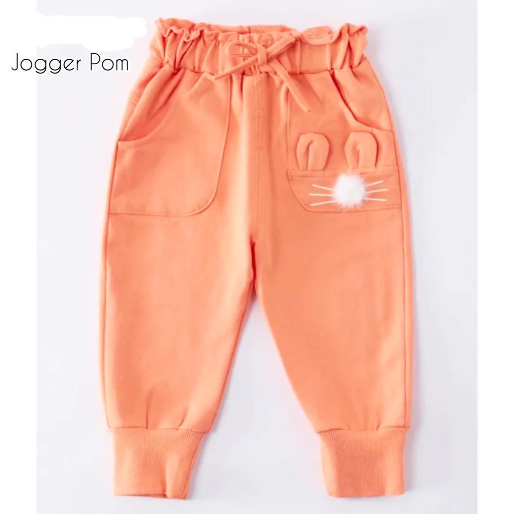 ASLI IMPORT Jogger TIKUS LUCU / SATU KELINCI / POM celana Pergi Jalan fashion Lucu anak Bayi Laki laki Cowok Terlaris Murah Lucu babeebabyshop