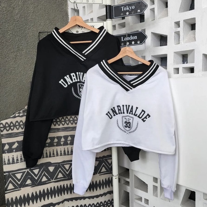 Pro.Coll - Unrivalde Crop - Sweater Crop Wanita Kekinian