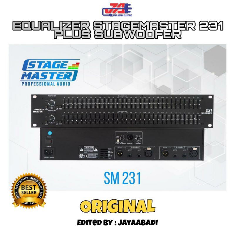 EQUALIZER STAGERMASTER 231 Plus SUB ORI