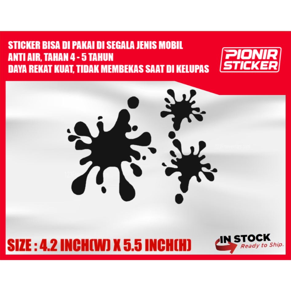 Splash Design Car Sticker KERETA MYVI BEZZA SAGA PERODUA PROTON ALMERA HONDA