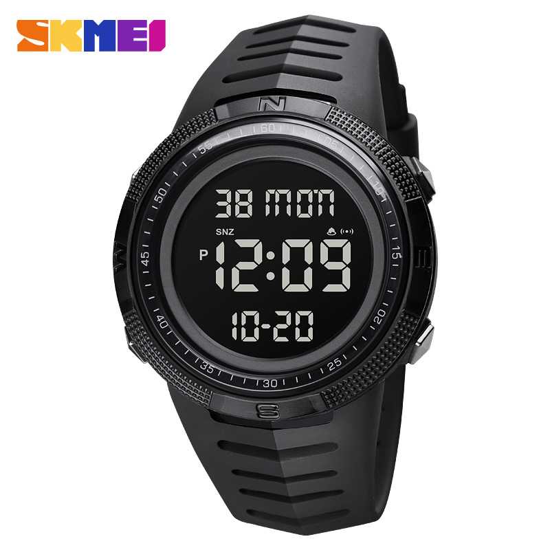 SKMEI Jam Tangan Digital Pria  1632 Aneka warna Hitam Merah Biru Hijau kuning Titanium Gray Silver P
