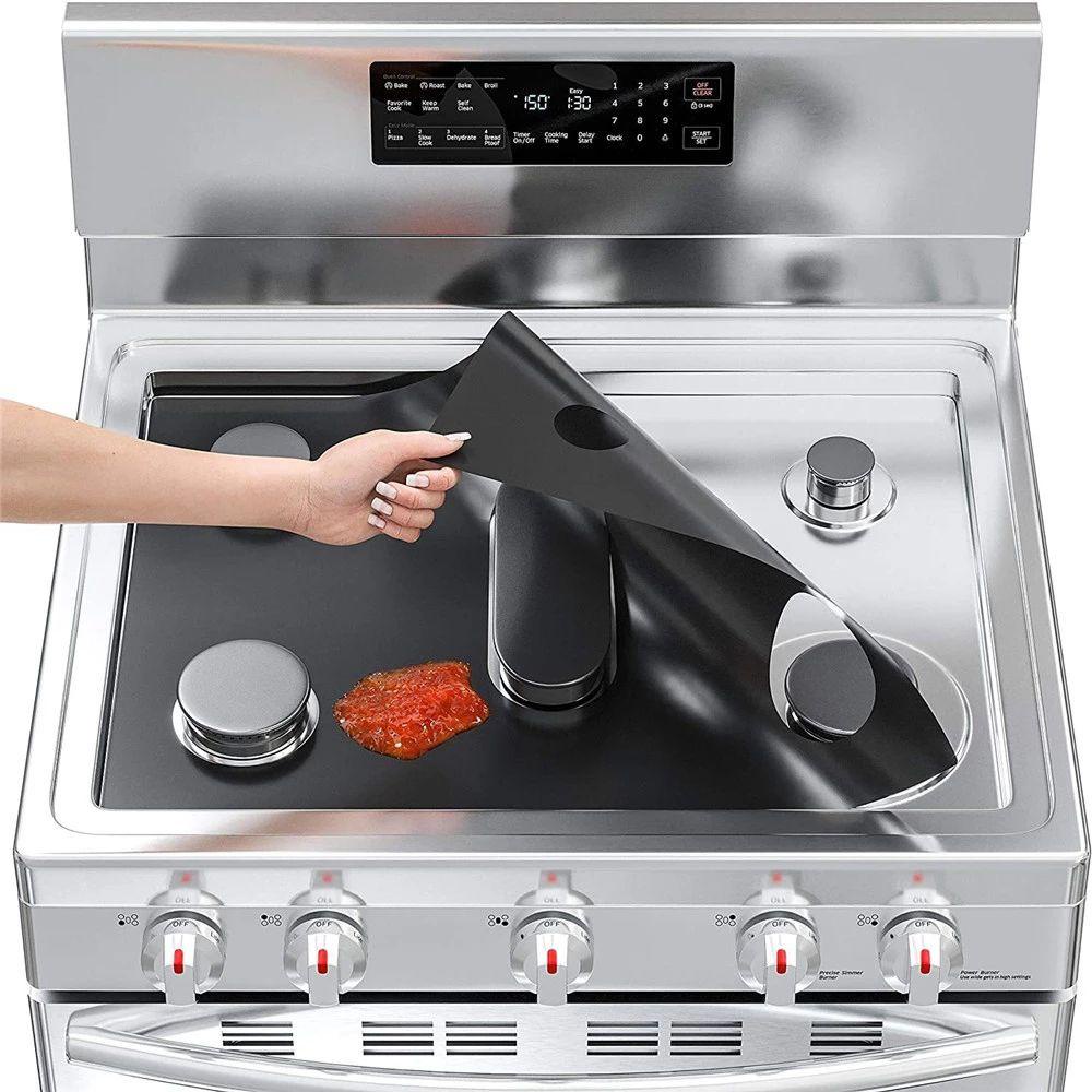 Pelindung Kompor Gas PREVA Tebal 0.2mm Peralatan Masak Kitchen Tools Anti Minyak Gas Range Pad