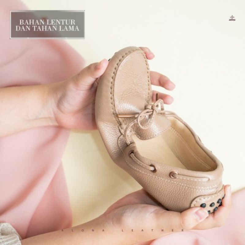 Original Sepatu Kulit Asli Alona Genie Shoes leather Shoes