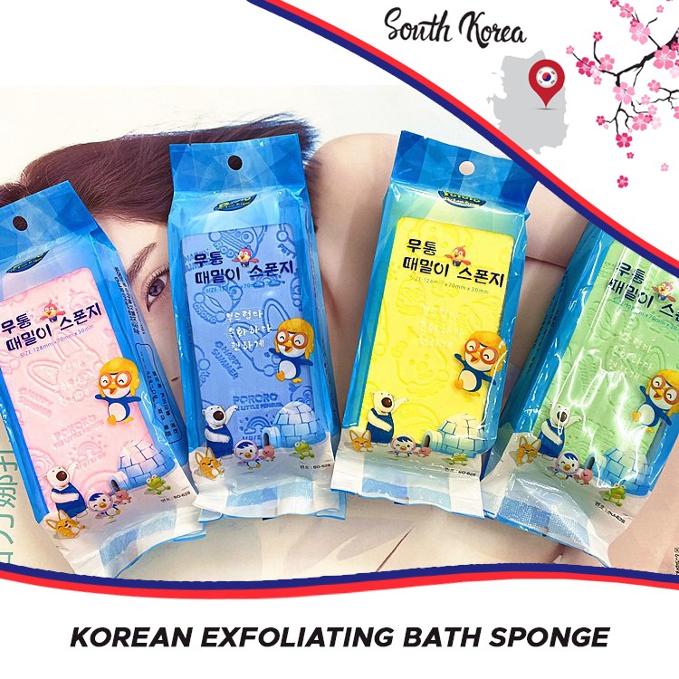 Spons Mandi Anti Daki Spon Pengangkat Daki Sponge Busa Import Original Murah