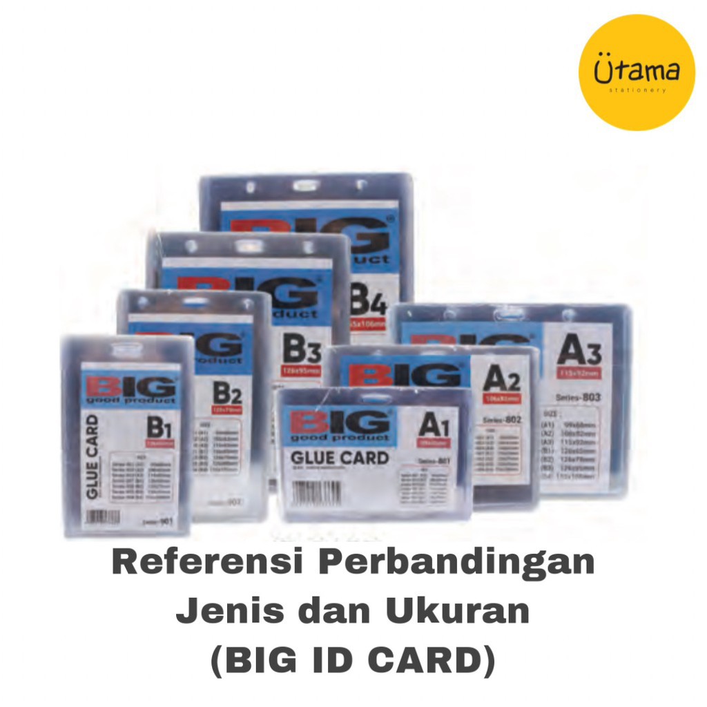 

Name tag ID CARD BIG A1/B1/A2/B2A3/B3