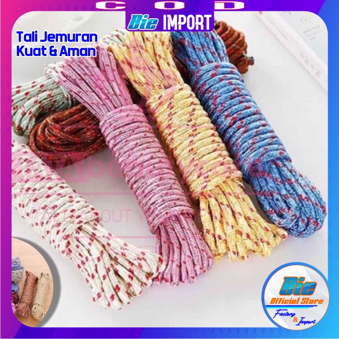 Tali Jemuran 10 Meter Kuat &amp; Tebal Impor Best Seller