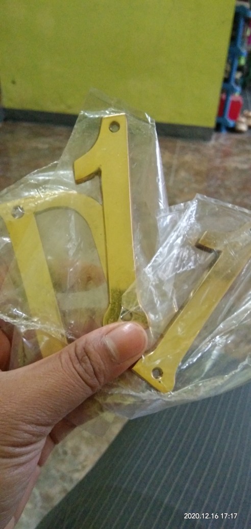 Nomor Dan Huruf Rumah / Kamar / Apartmen / Hotel Kuningan