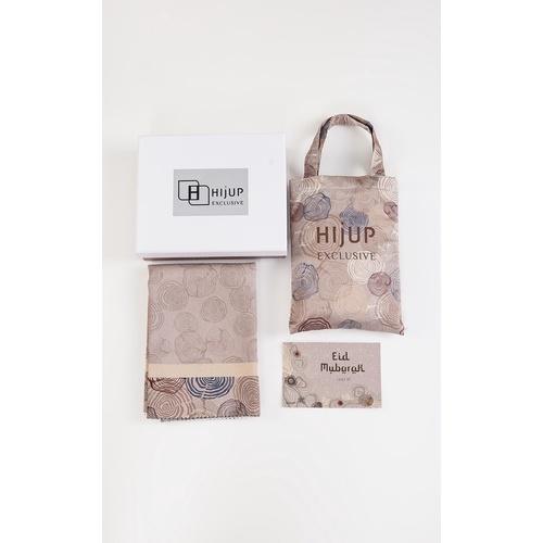 HIJUP ESSENTIALS - Camila Praying Set Brown / Mukena Dewasa / Mukena Set