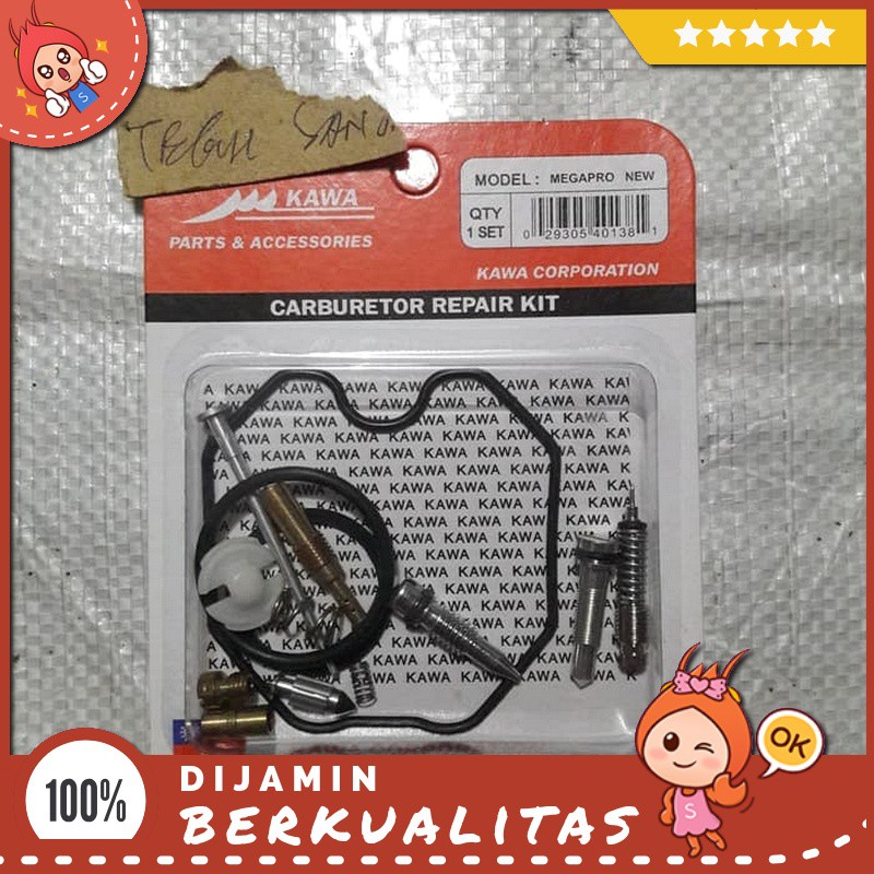 Repair Kit Repairkit Karburator Honda Megapro New Original Kawa Sparepart Motor Murah