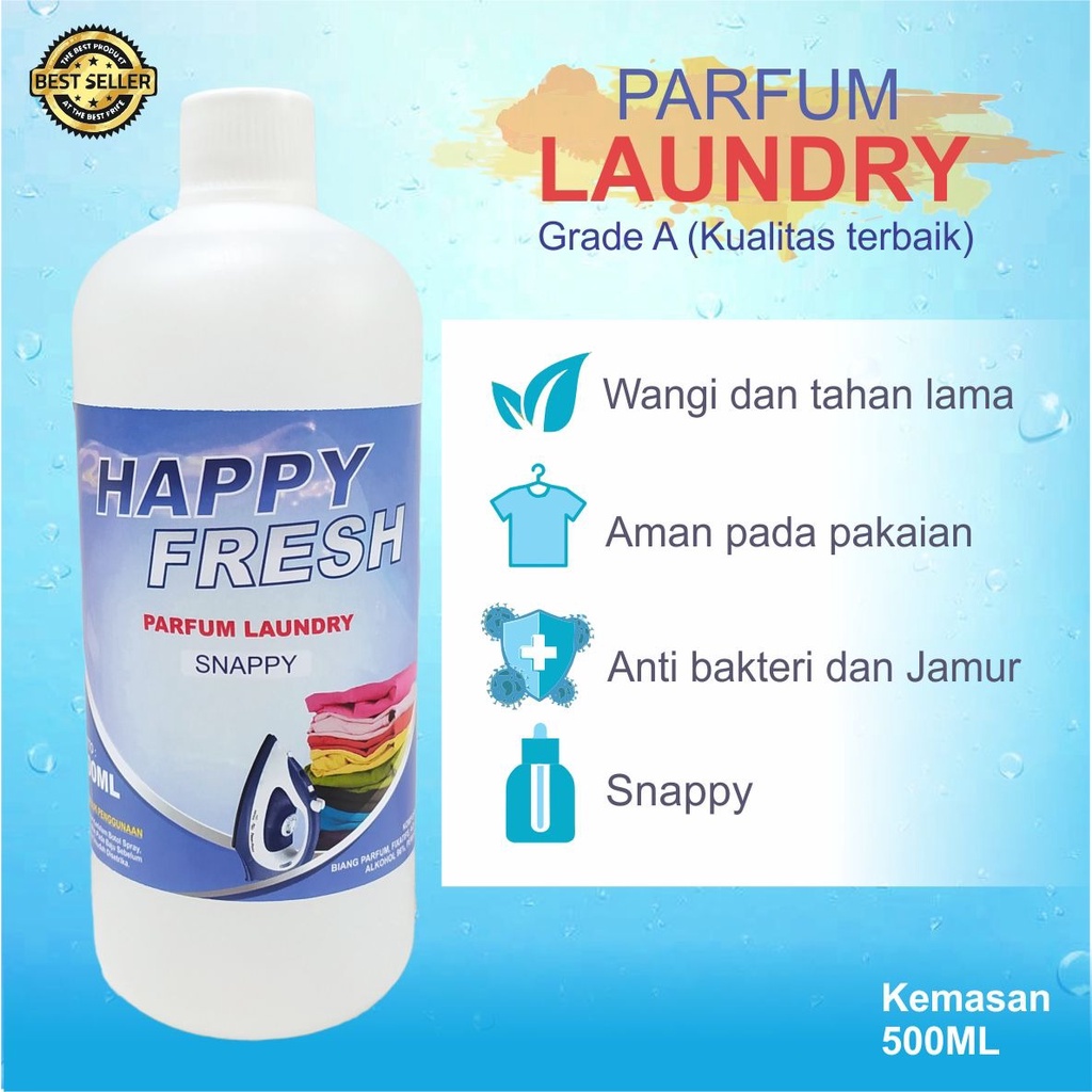 Parfum laundry   alkohol murah - wanginya tahan lama - pelicin dan pengharum baju anti apek anti jamur Spray Triger