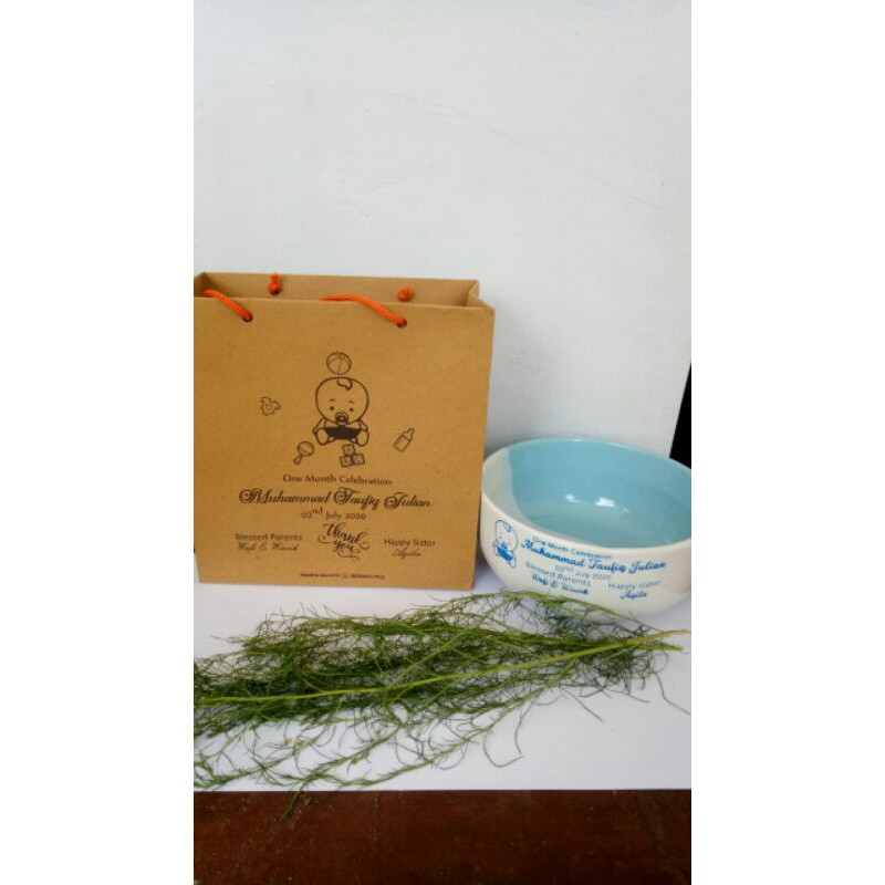 

souvenir mangkok kemasan paperbag