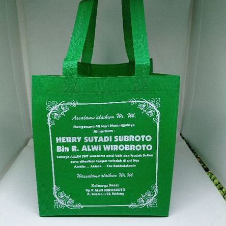 

Tas Spunbond Hajatan Polos untuk Box Nasi banyak ukuran
